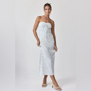 Maya Corset Midi Dress